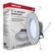 SATCO SATCO 9 WATT; LED DOWNLIGHT RETROFIT; 5 - 6 INCH; CCT SELECTABLE; 120 VOLTS; BRUSHED NICKEL FINISH S11836R1