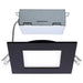 SATCO Satco S11876 10W 4" Square LED Wafer Downlight CCT Selectable 120V Dimmable Black S11876