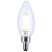 SATCO SATCO S21274 B11 5.5W LED Filament Bulb 3000K E12 500 Lumens Clear S21274