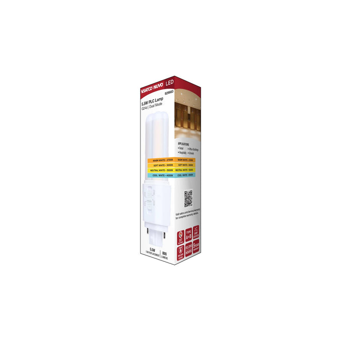 SATCO S29883 800 lumen 120-277V PLC LED lamp