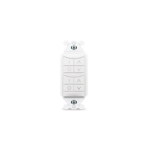 SensorWorx SensorWorx Digital 2-Zone Wall Station On/Off Raise/Lower White SWD-804-2P-WH