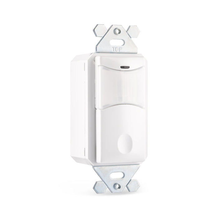 SENSORWORX SENSORWORX SWX - 101 - WH Wall Switch Sensor PIR Auto On Line Voltage White SWX-101-WH
