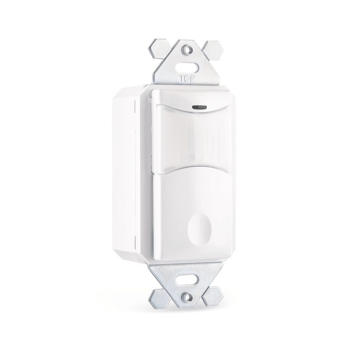 SensorWorx SensorWorx SWX-121-WH Wall Switch Sensor Dual Tech Auto On, 120–277V, White SWX-121-WH