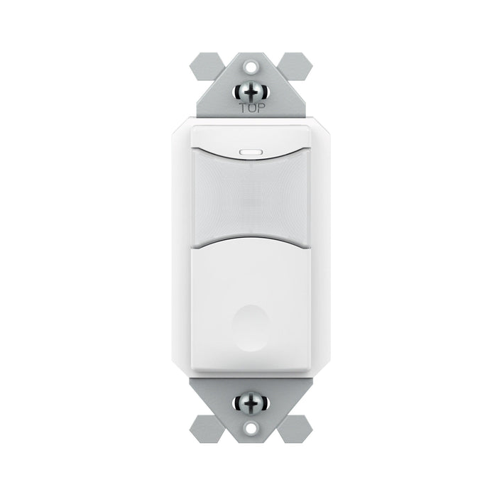 SensorWorx SensorWorx SWX-123-WH Wall Switch Dual-Tech Vacancy Sensor, Manual-On, 120–277V, White SWX-123-WH