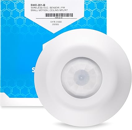 SensorWorx SensorWorx SWX-201-B Wireless Ceiling Mount PIR Occupancy Sensor, Battery Powered, 360° SWX-201-B