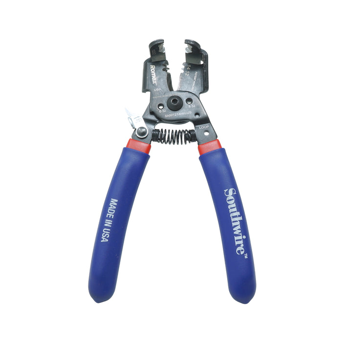 Southwire SNM1214HH-WW Romex Wire Stripper 12/14 AWG with Screw Shearing Holes