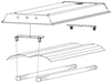 TechBrite TechBrite R4212SSUMX00P0 2x2 LED Retro Troffer Kit 120–277V 0–10V R4212SSUMXX00P0