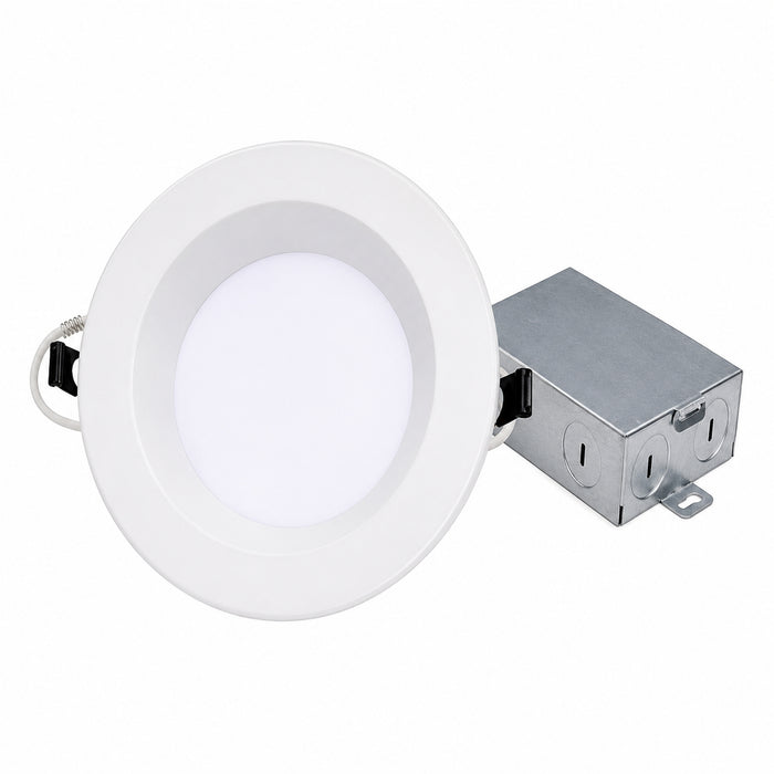 Topaz DLD6S-13CS LED downlight junction box with wiring, open view