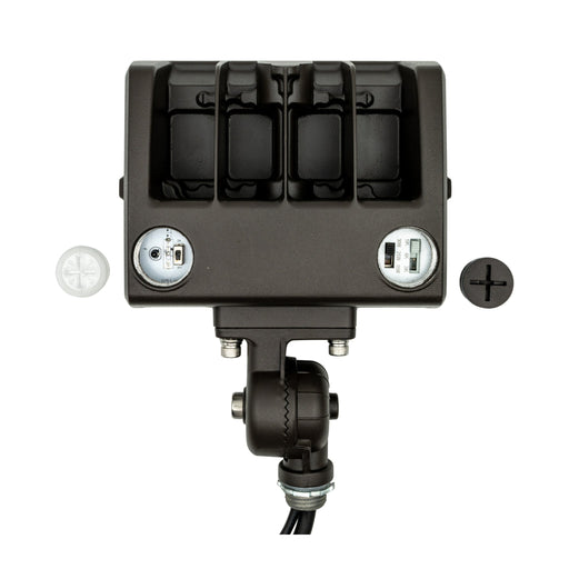 Topaz Topaz FL-30PCS-KNTR LED Flood Light 15W/25W/30W CCT Selectable Bronze 120-277V FL-30PCS-KNTR