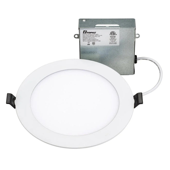 Topaz Topaz RDL6 - 12W - CS 6" Round Downlight 12W 5Cct Select Downlight 120V 90Cri Dimmable RDL6-12W-CS