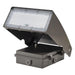 Topaz WPA-75W-PCTS-BZ-PC adjustable LED wall pack with housing tilted open.
