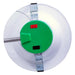 Westgate CRLE4 LED downlight rear view showing green housing, mounting clips, and electrical connection components.