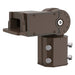 Westgate slip fitter mounting accessory, bronze, angled side view