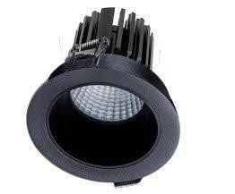 Westgate Westgate LRD - 10W - MC45 - 3WTR - ABK 3 - Inch Round Downlight 10W CCT Selectable Black Finish LRD-10W-MC45-3WTR-ABK