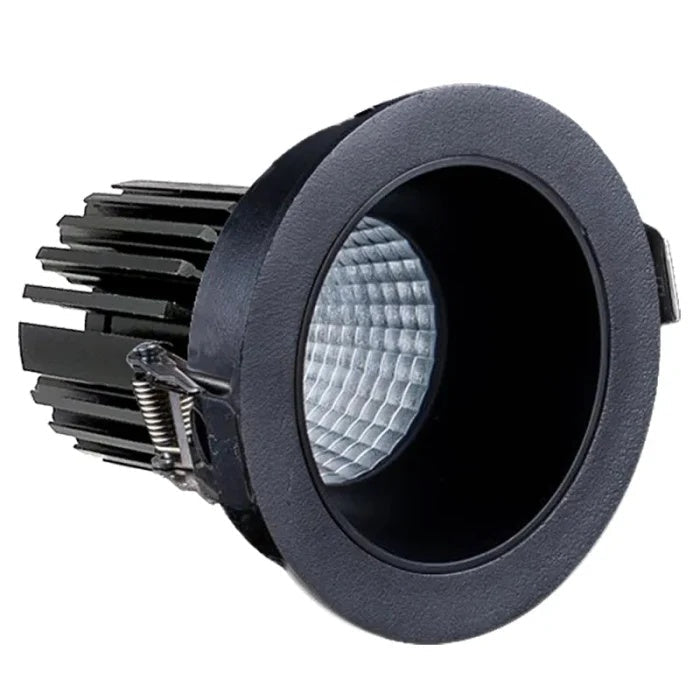 Westgate Westgate LRD - 10W - MC45 - 3WTR - ABK 3 - Inch Round Downlight 10W CCT Selectable Black Finish LRD-10W-MC45-3WTR-ABK