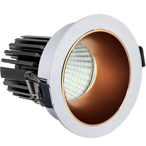 Westgate Westgate LRD - 10W - MC45 - 3WTR - MG 3 - Inch Round Downlight 10W CCT Selectable Matte Gold Trim LRD-10W-MC45-3WTR-MG
