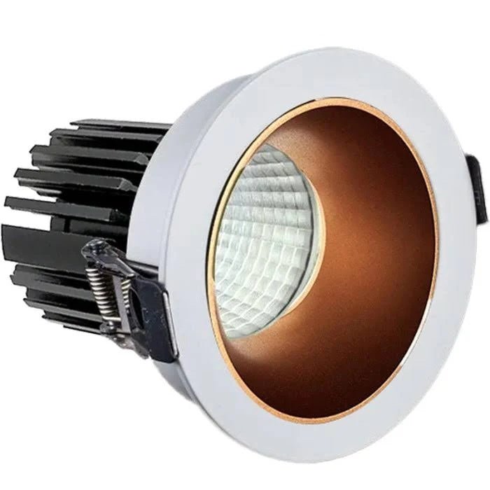 Westgate Westgate LRD - 10W - MC45 - 3WTR - MG 3 - Inch Round Downlight 10W CCT Selectable Matte Gold Trim LRD-10W-MC45-3WTR-MG