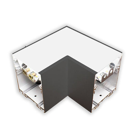 Westgate Westgate SCX L - Shaped Corner LED Module for Linear Lighting Systems SCX-L-MCT4-BK
