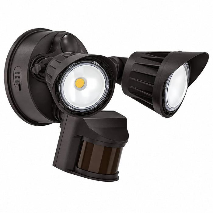 Westgate Westgate SL-20W-MCT-BZ-P Dual-Head LED Security Light with PIR Sensor 20W 120-277V SL-20W-MCT-BZ-P