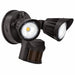 Westgate Westgate SL-20W-MCT-BZ-P Dual-Head LED Security Light with PIR Sensor 20W 120-277V SL-20W-MCT-BZ-P