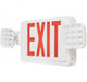 Westgate Westgate XT - CL - RW - EM LED Exit Combo Red Letters White Thermoplastic XT-CL-RW-EM