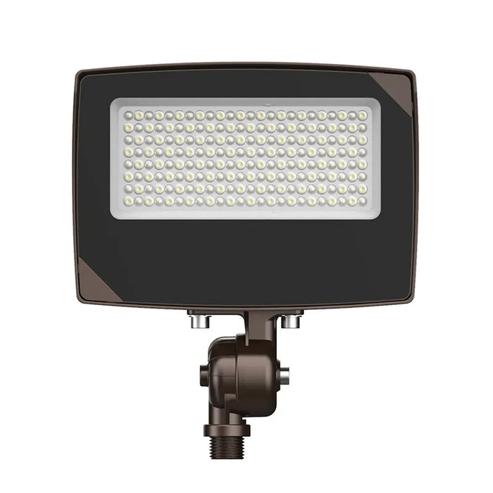 Westgate LF4MAX-MD-20-50W-MCTPB-KN-P LED flood light, bronze, front view
