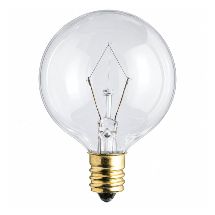 Westinghouse Westinghouse 03822 G16.5 Incandescent Globe Bulb Clear 25W 120V 382200