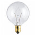 Westinghouse Westinghouse 03822 G16.5 Incandescent Globe Bulb Clear 25W 120V 382200