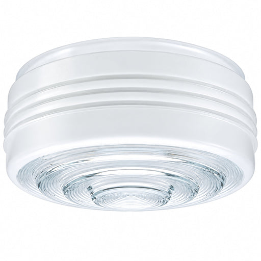 Westinghouse Westinghouse 85606 6.5" Drum Shade White & Clear Glass 6-Pack 8560600
